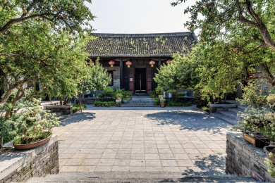 中国河南省商丘古城穆氏四合院明清建筑