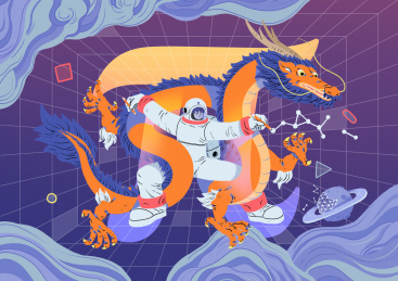 正在搞创作的宇航员