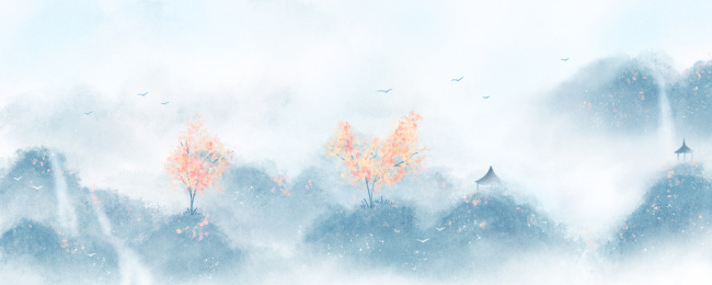 中国风意境山水画