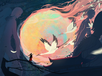 白鹤迁徙与带着枷锁的人逆流而行