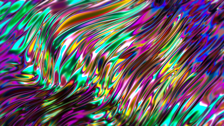 流体渐变金属箔背景