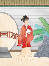 古风人物插画