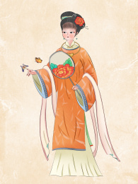 古风人物插画