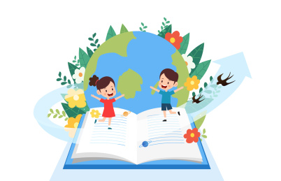 打开书阅读的世界读书日