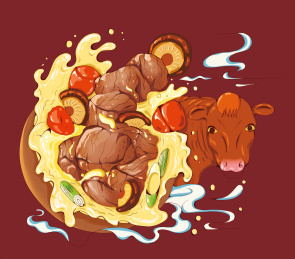 美味可口好的传统的牛肉汤