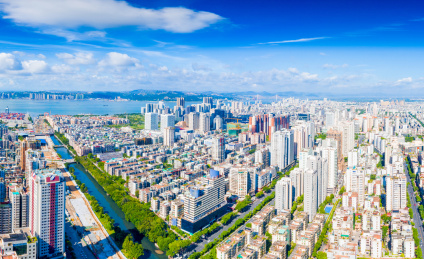 中国广东省汕头市城市风光