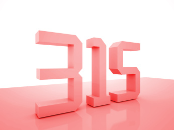 315消费者权益保护日，3D渲染文字背景