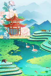 中国风节气插画