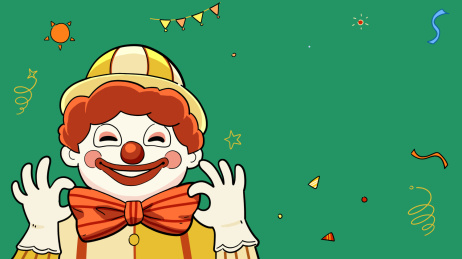 愚人节快乐 手绘插画