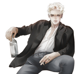 人物立绘之帅气男孩