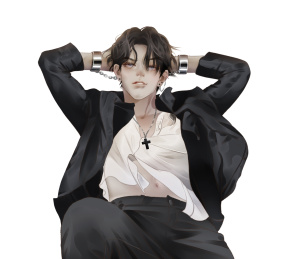 人物立绘之帅气男孩