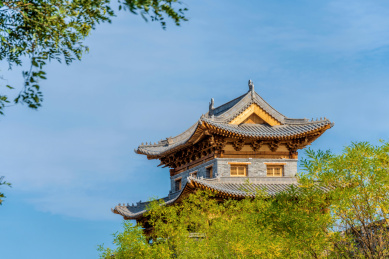 中国山西忻州古城敌楼