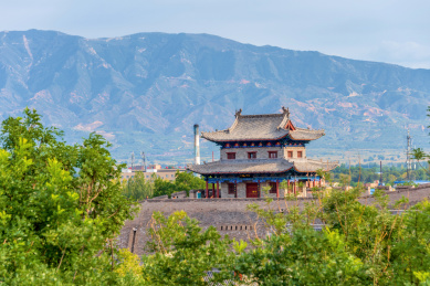 中国山西忻州古城敌楼