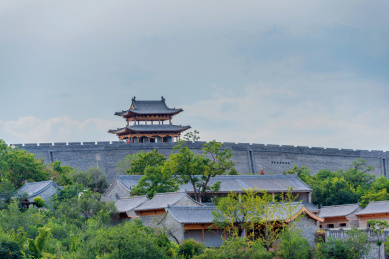 中国山西忻州古城敌楼