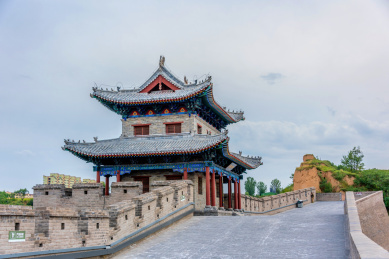 中国山西忻州古城敌楼