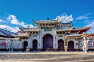 中国山西忻州五台山普寿寺