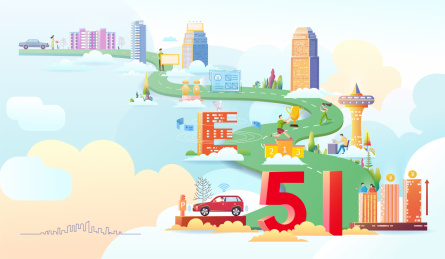 51劳动节城市人物建设生活场景矢量插画