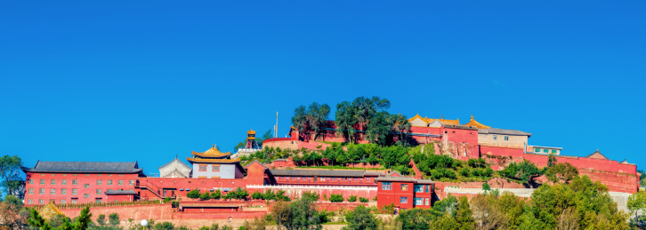 中国山西忻州五台山菩萨顶建筑群