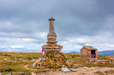 中国山西忻州五台山西台法雷寺