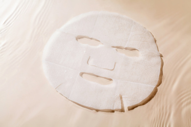 水中的面膜素材