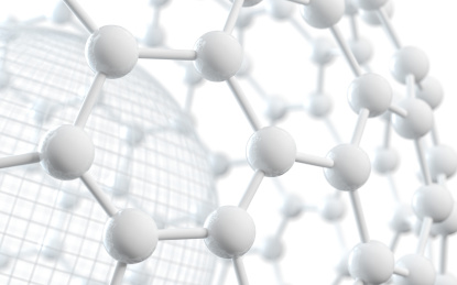 创意化学分子模型 3D渲染