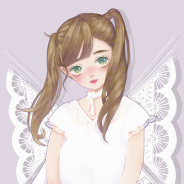 白衣双马尾小萝莉