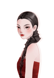 红衣女孩