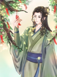 古风中国风插画汉服书生祈愿树下求签姻缘