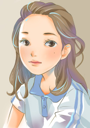 女孩插画