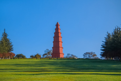 云南省玉溪市红塔山公园建筑景观