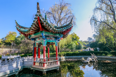 云南省玉溪市庭院古建园林建筑