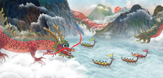 端午节节日插画