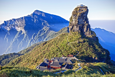 中国贵州铜仁梵净山红云金顶