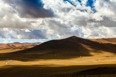 中国西藏那曲自然风光旅游