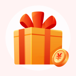 互联网金融理财礼盒金币电商促销抽奖素材