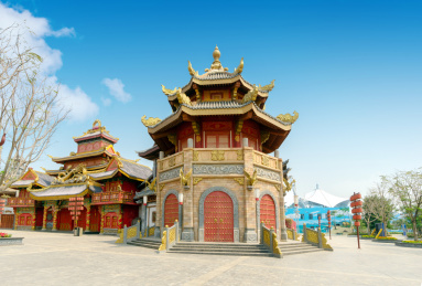 海南海花岛童话世界仿古建筑