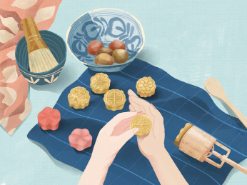 中秋节手工月饼