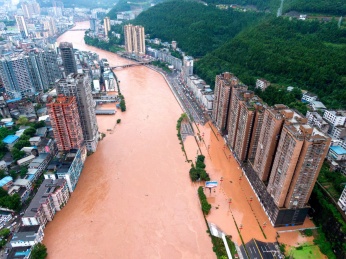 中国四川通江暴雨