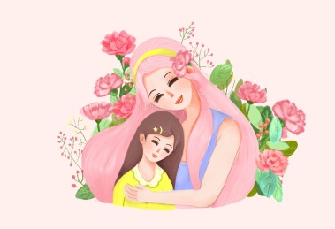 母女插画