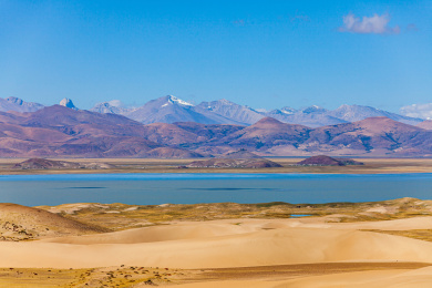 中国西藏日喀则马泉河雅鲁藏布江源头