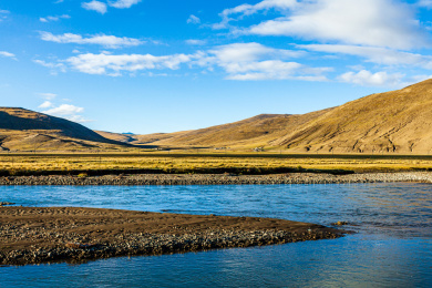 中国西藏日喀则自然风光旅游