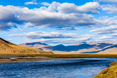 中国西藏日喀则自然风光旅游