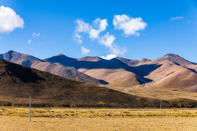 中国西藏日喀则自然风光旅游
