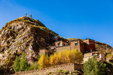 中国西藏日喀则自然风光旅游
