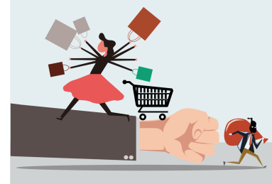 消费者权益保护315概念插画