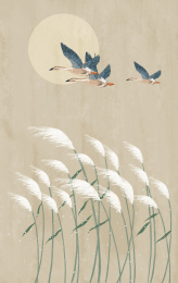 二十四节气之白露中国风插画