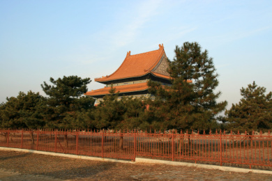 中国河北遵化清东陵神功圣德碑楼