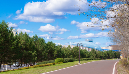 中国黑龙江省伊春市秋季风光