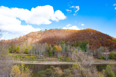 中国黑龙江省伊春市秋季风光