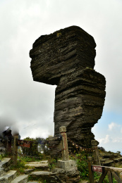 贵州省铜仁市世界自然遗产地梵净山景区风光